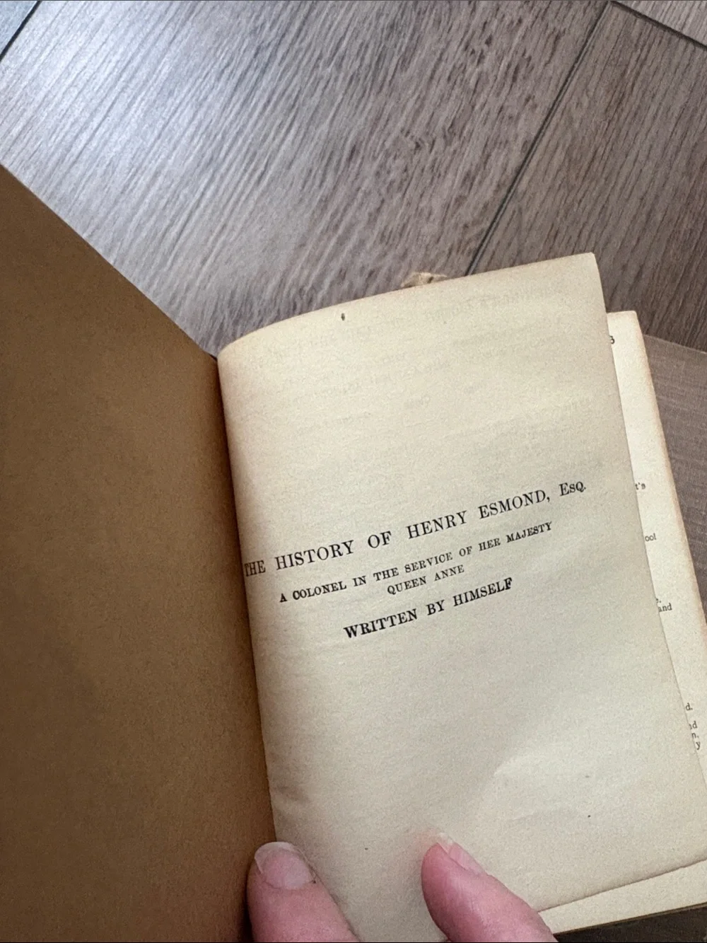Vintage Cloth Collectible Books Beyond German Victory Thackeray’s Henry Edmond